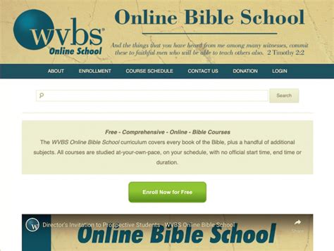 bible school online.